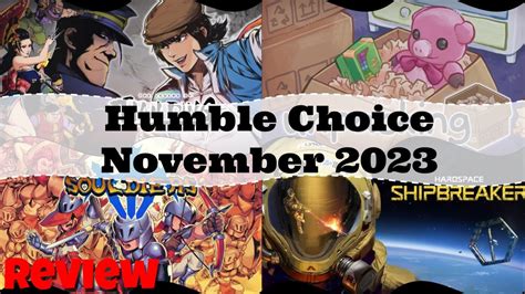 november 2023 humble choice|Humble Choice November 2023 Review